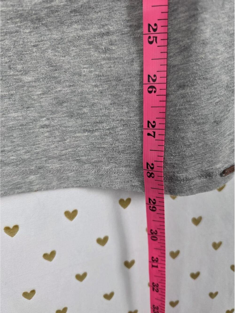 Victorias Secret PINK Grey Tank Top Mini Dress Vintage HEART y2k MEDIUM - Picture 7 of 7